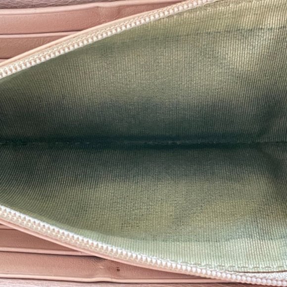 Jimmy Choo Clutch Nellie Star Studded Leather Zip Around Long Wallet Made Italy - Picture 8 of 12